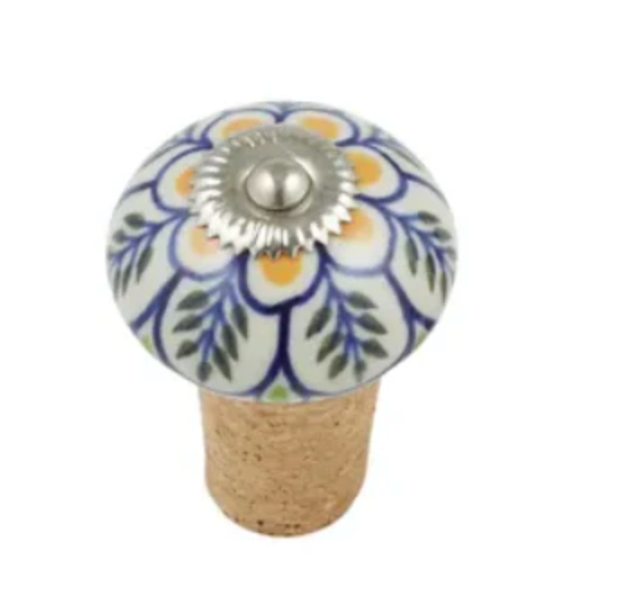 Penny Ceramic Bottle Stopper