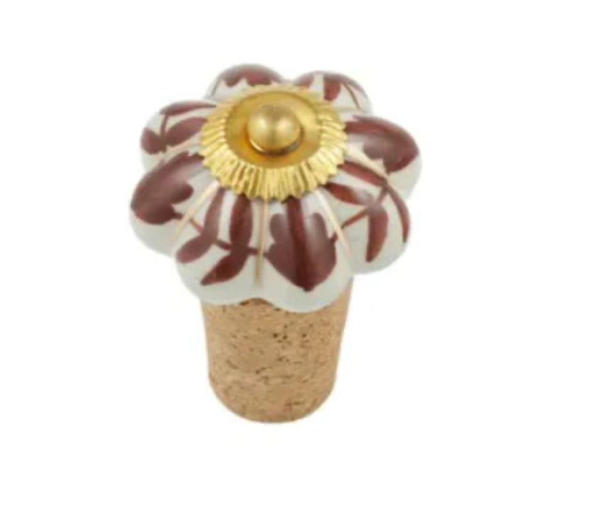 Rosa Ceramic Bottle Stopper