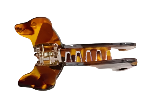 Resin Hair Clip Sausage Dog