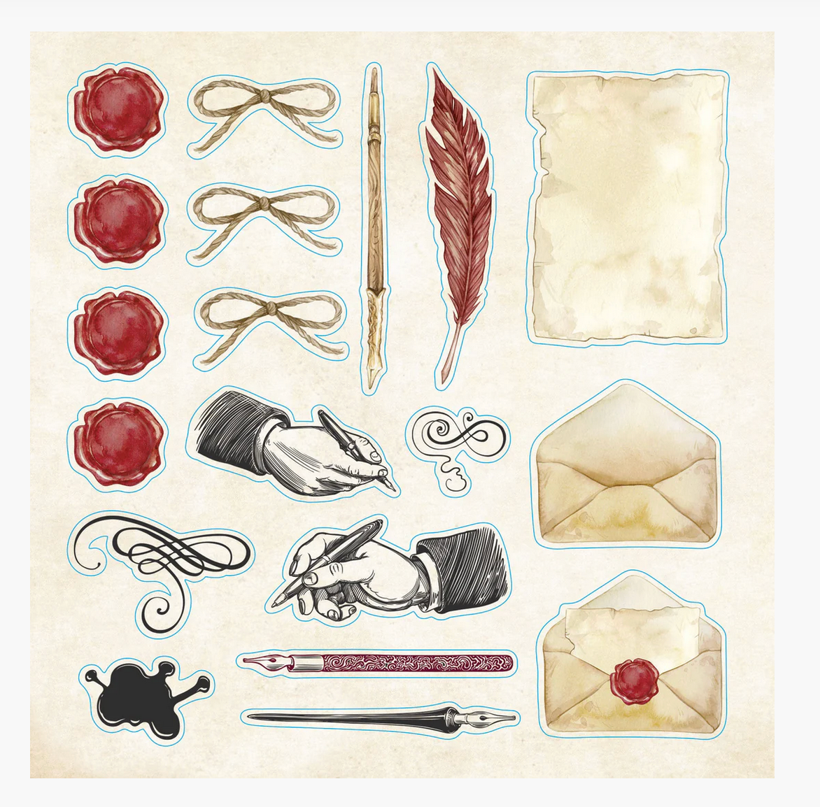 Bibliophilia Ephmera Sticker Book
