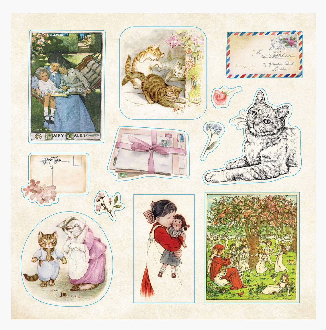 Bibliophilia Ephmera Sticker Book