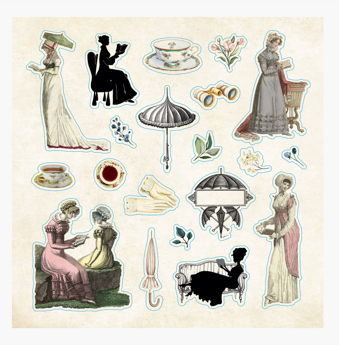 Bibliophilia Ephmera Sticker Book