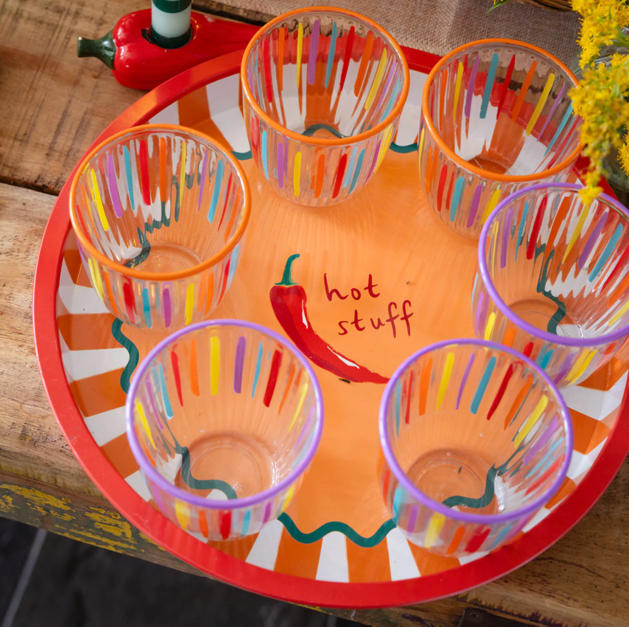 Bright Stripes Tumbler