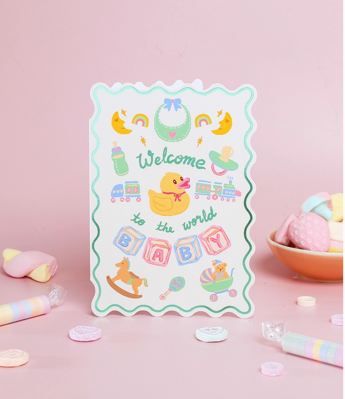 Welcome to the World Baby - Greeting Card