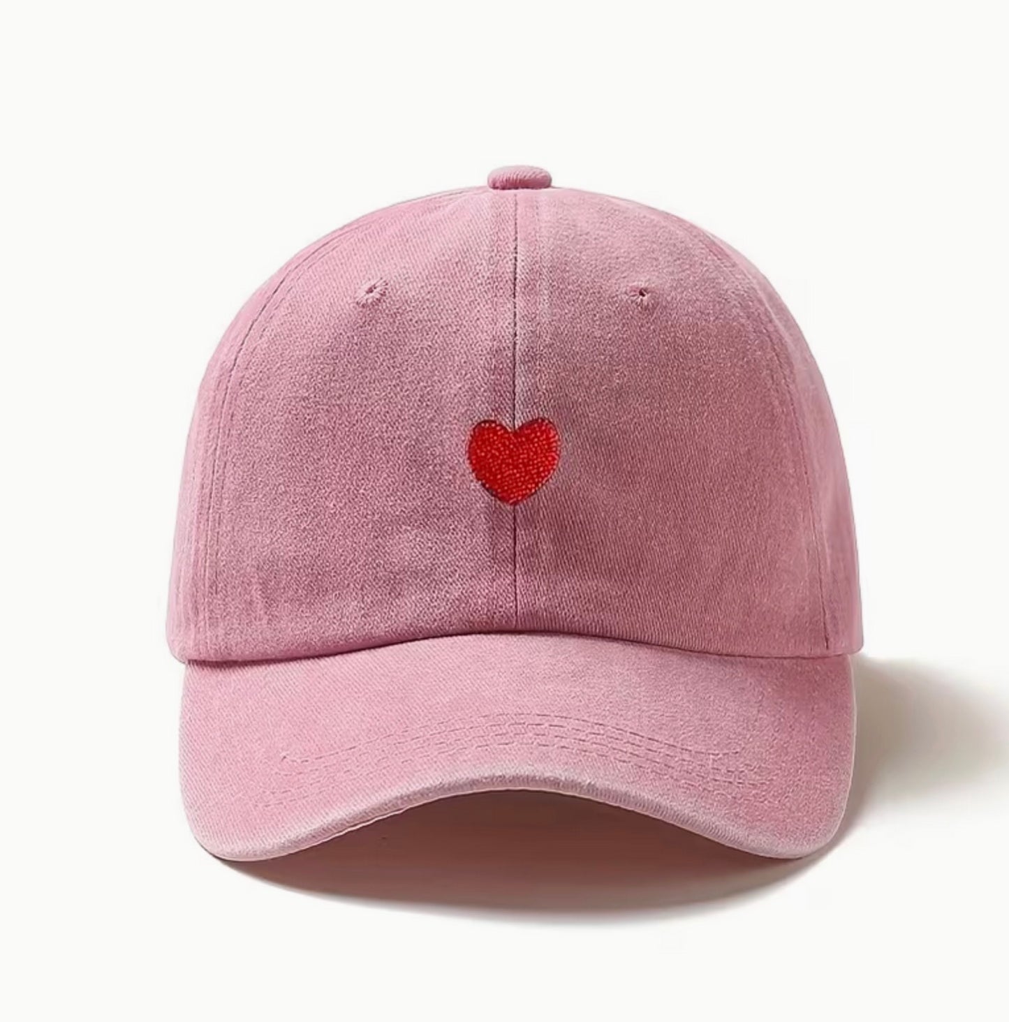 Love Heart Cap Pink