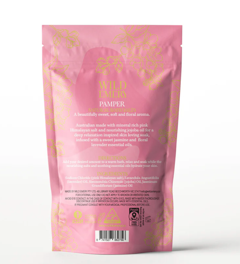 Pamper Natural Bath Salts