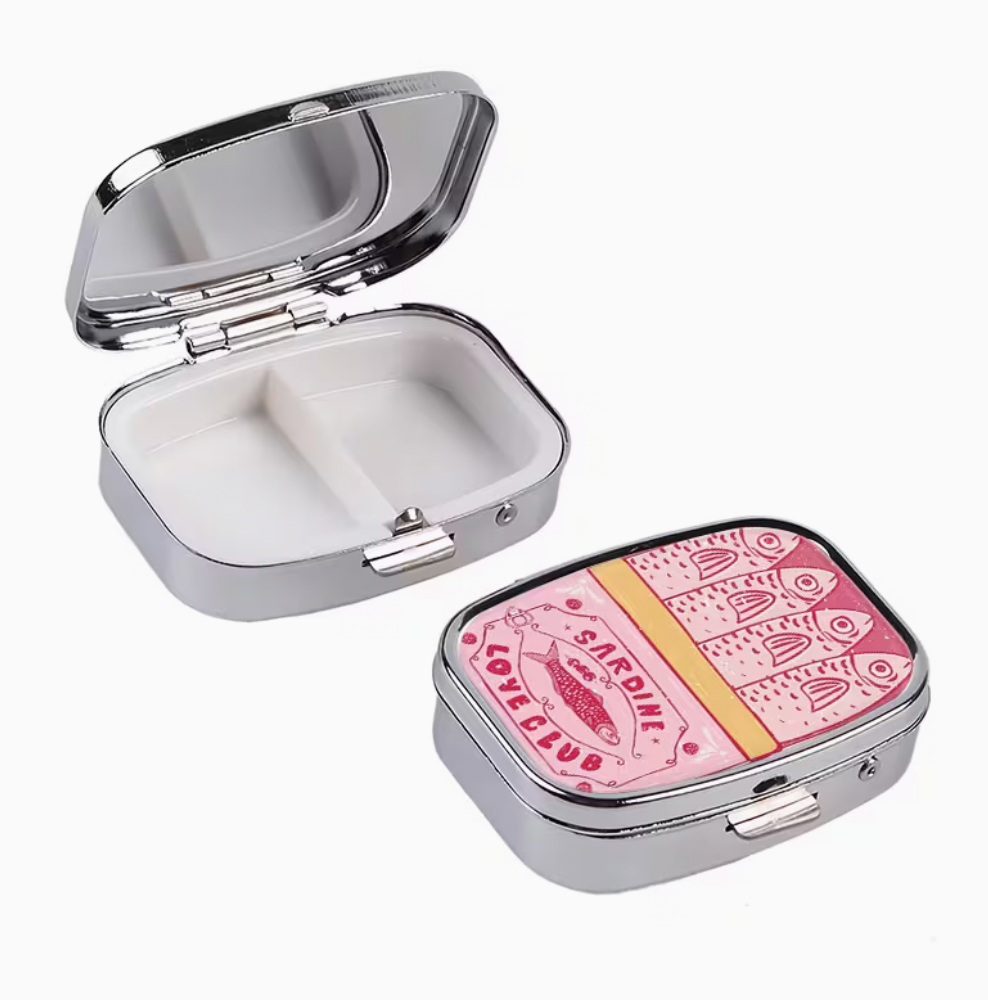 Sardines Pill Box Pink