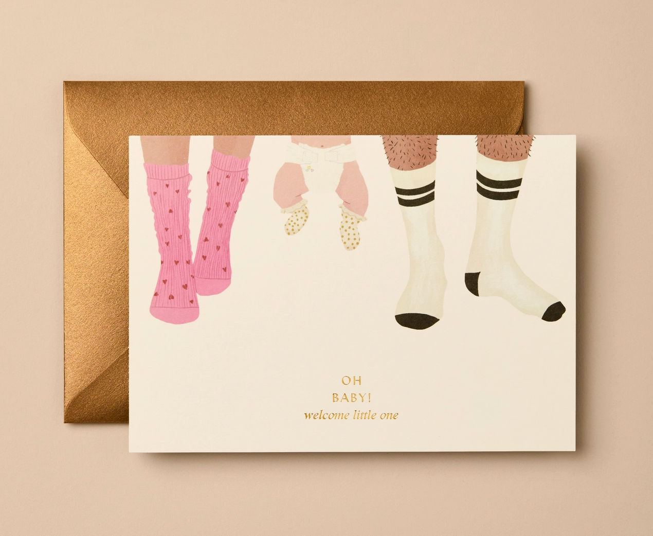 Oh Baby! Welcome Little One Blank Card