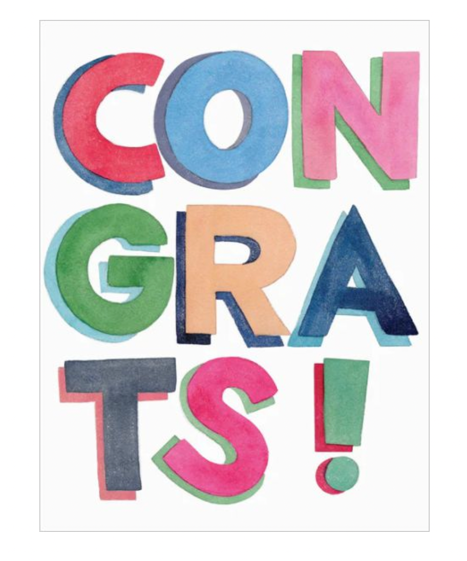 Colourful Congrats