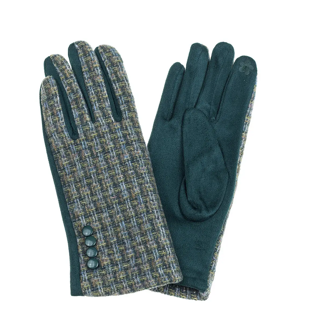 Woven Gloves Green