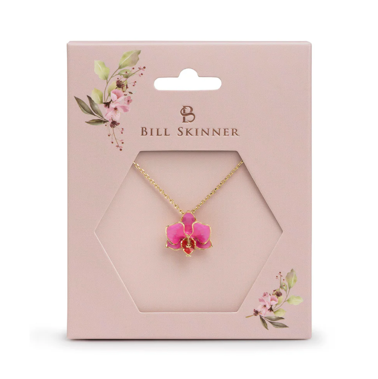Orchid Pendant Necklace