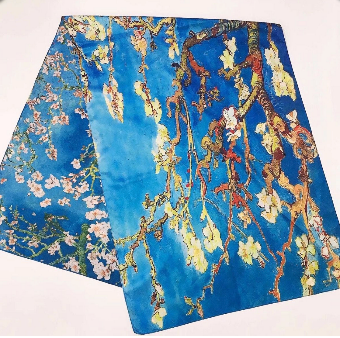 Reversible Silk Scarf - Van Gogh