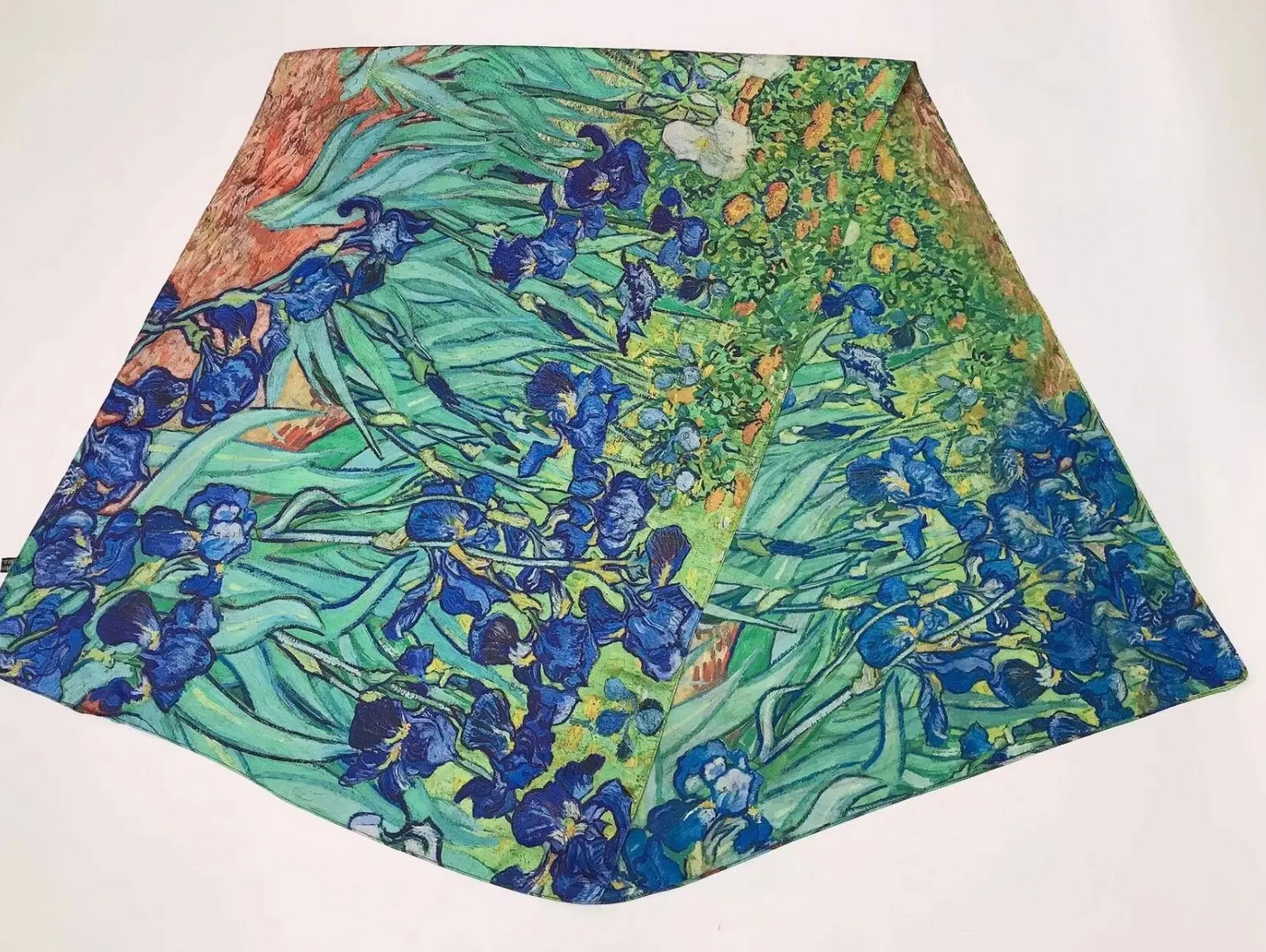 Reversible Silk Scarf - Van Gogh Irises