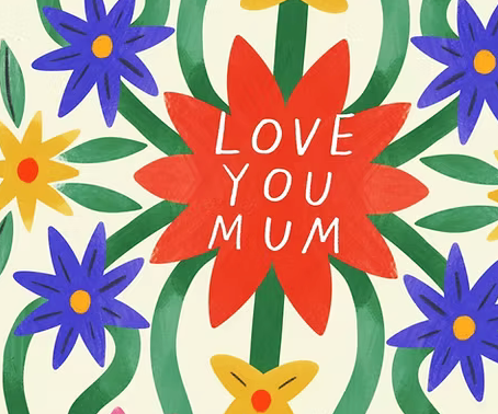 Love You Mum Greeting Card