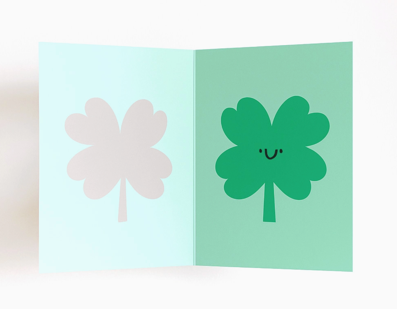 Good Luck Die Cut Card