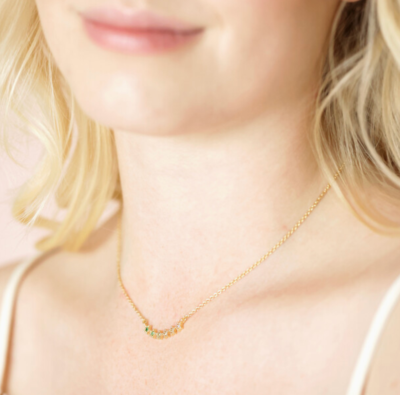 Ombre Crystal Star Necklace