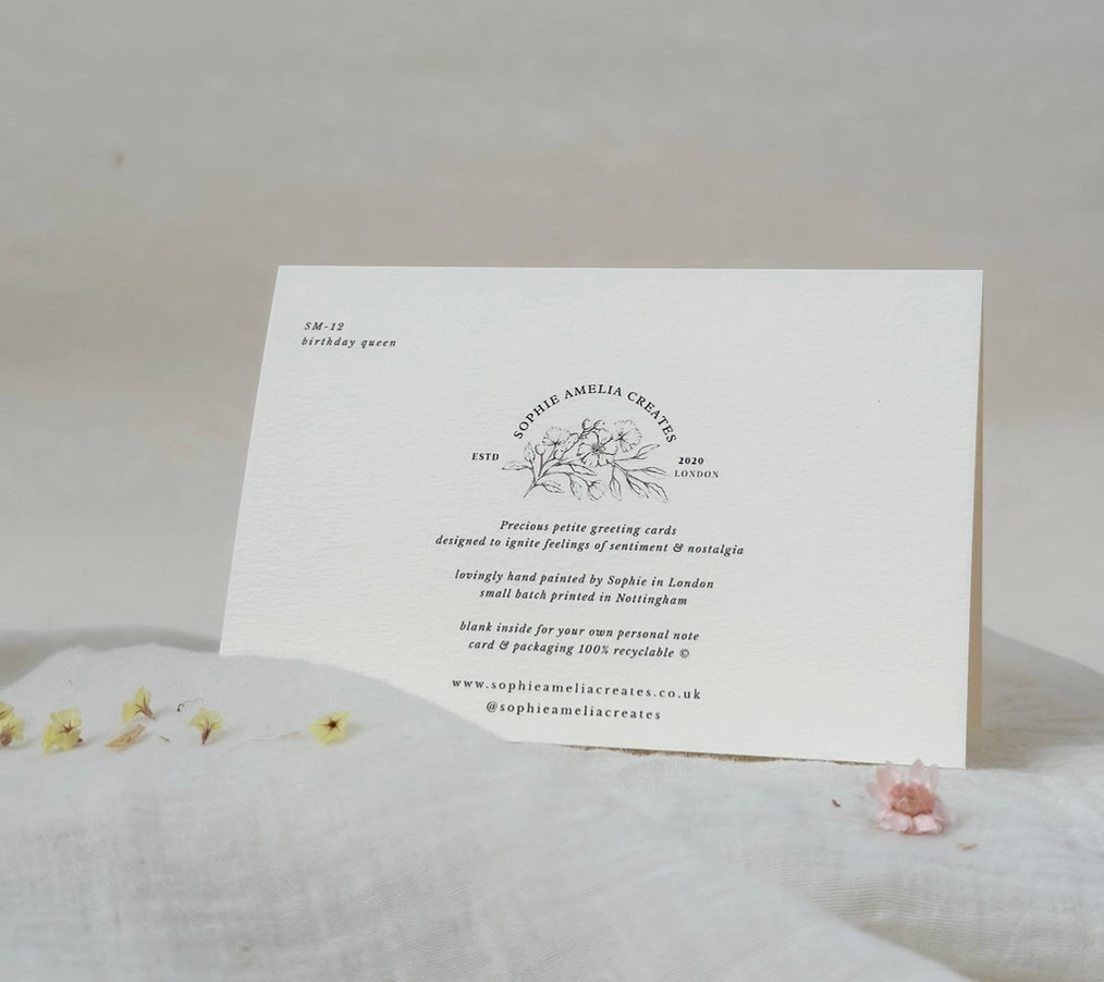 Birthday Queen Greeting Card