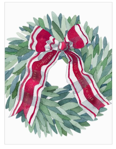 Laurel Wreath - Greeting Card