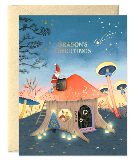 Gnomes Holiday - Greeting Card