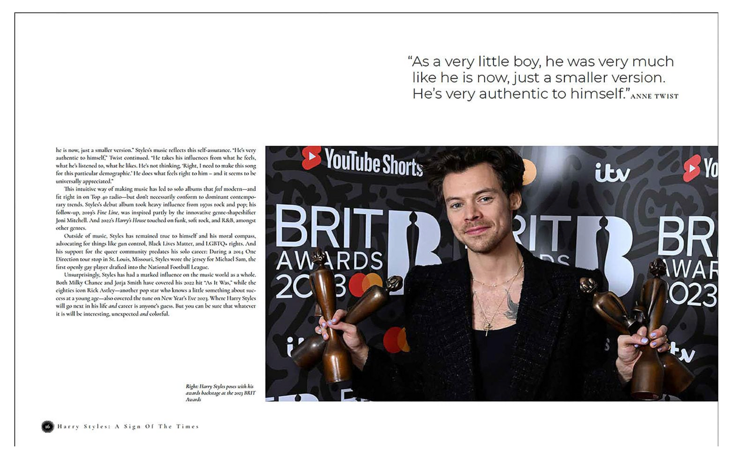 Harry Styles : A Sign Of The Times