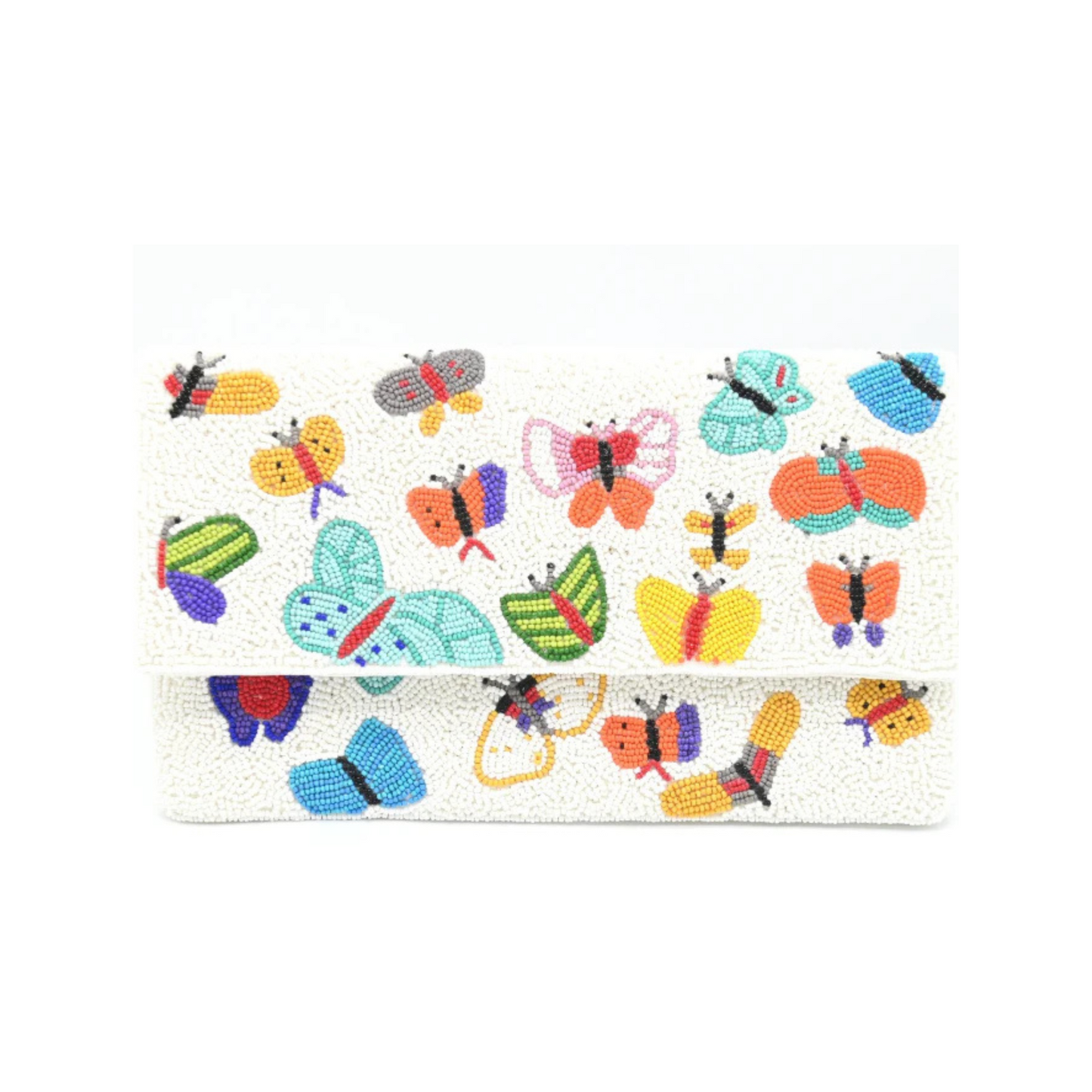 Beaded Butterfly Clutch