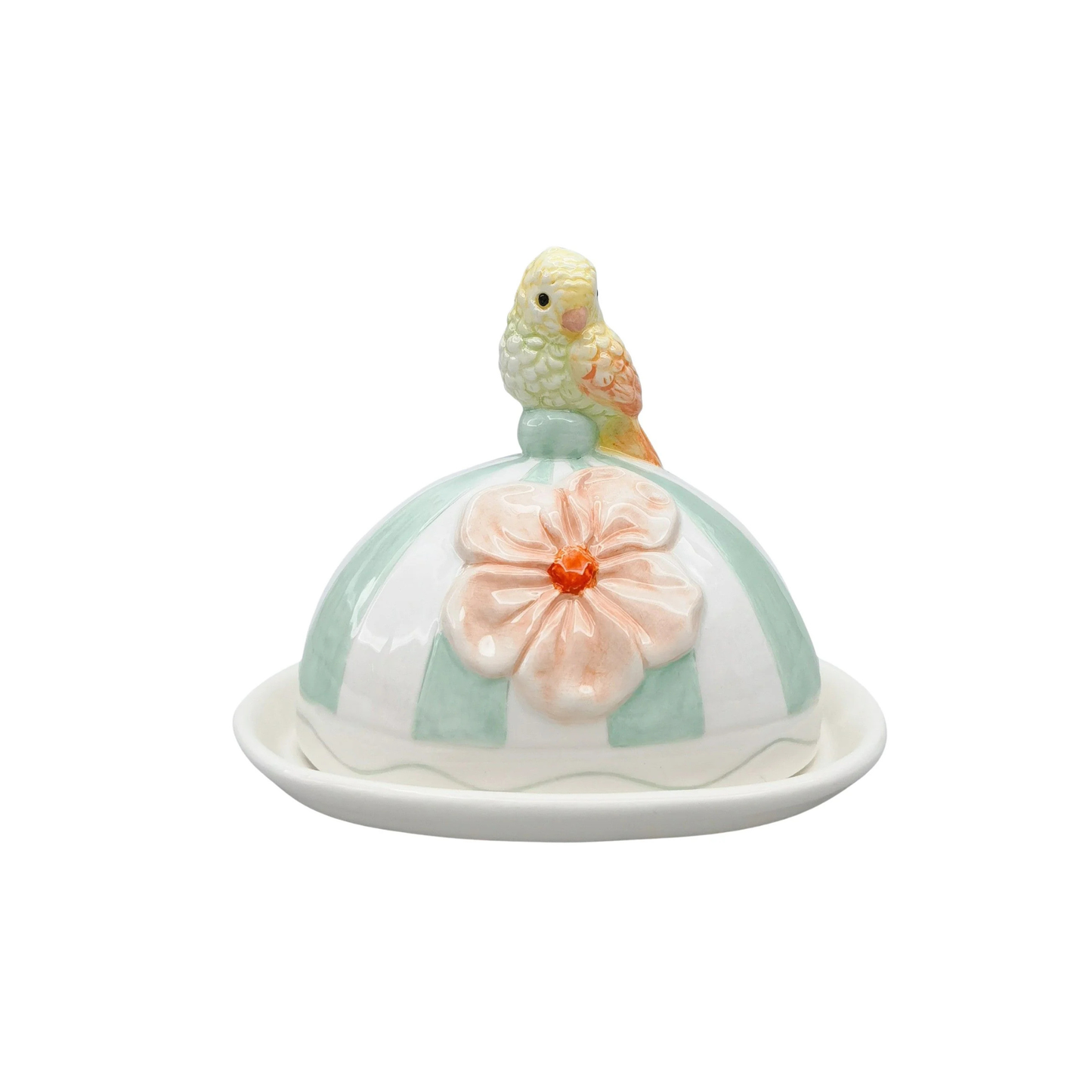 Perdy Parrot Butter Dish