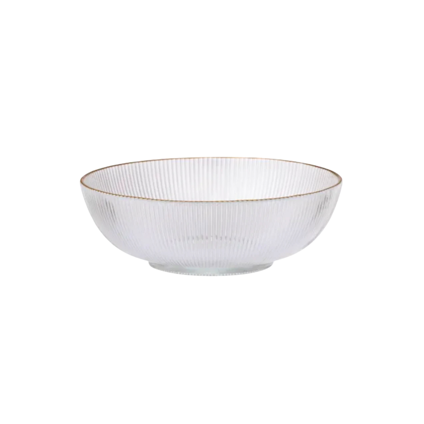 Grace Glass Ribbed Bowl Medium