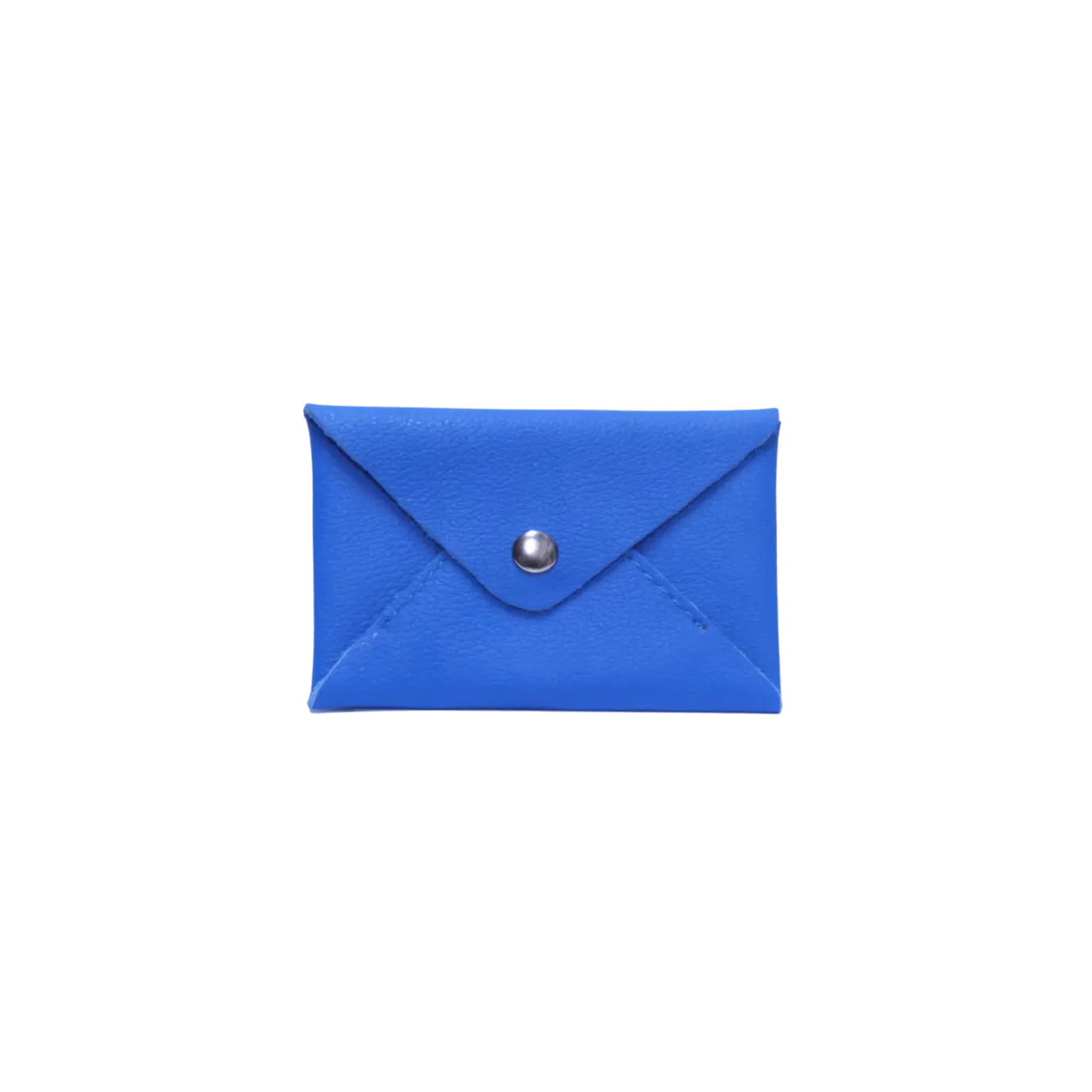 S Envelope - Leather Card Holder Blue