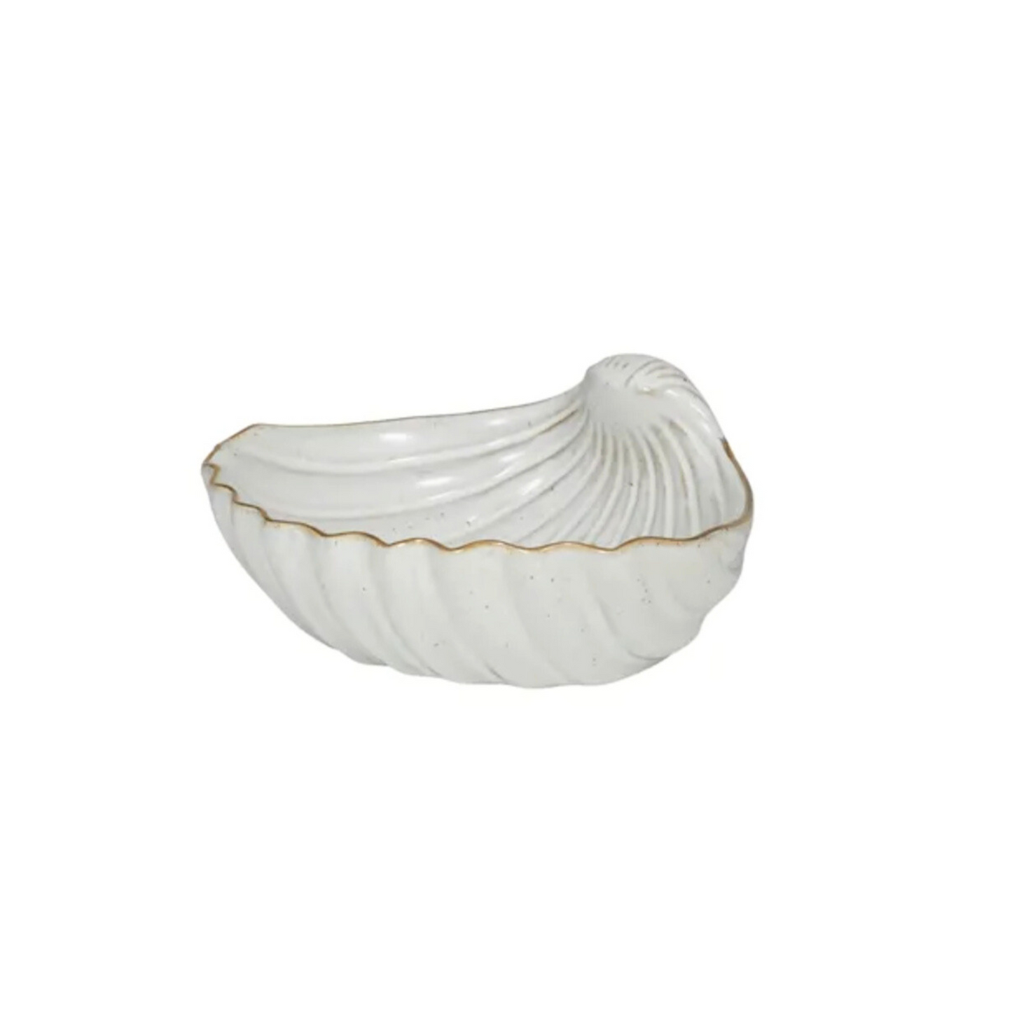Pearl Ceramic Shell Bowl