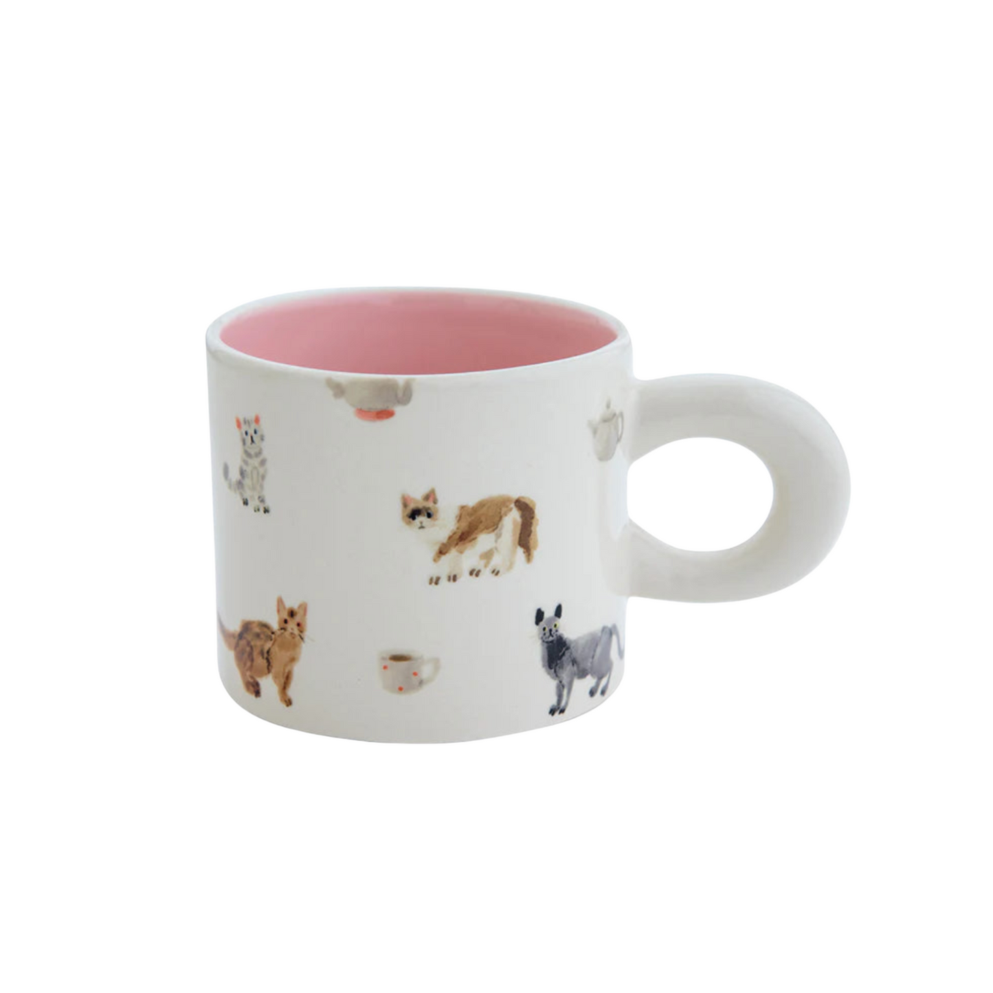 Bisque Dessin Mug - Cat
