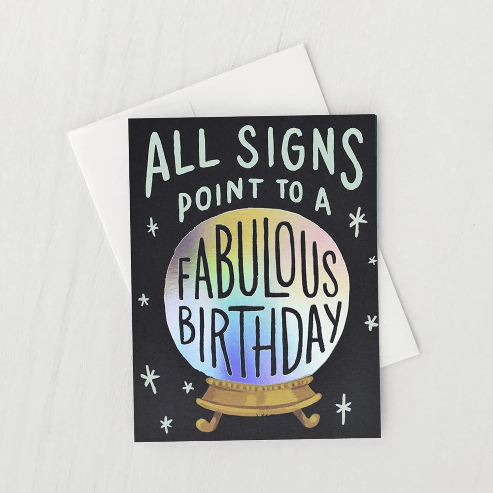 Crystal Ball Birthday Card