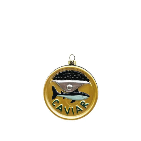 Caviar Can Ornament