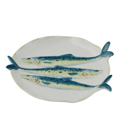 Azur Round Ceramic Plate