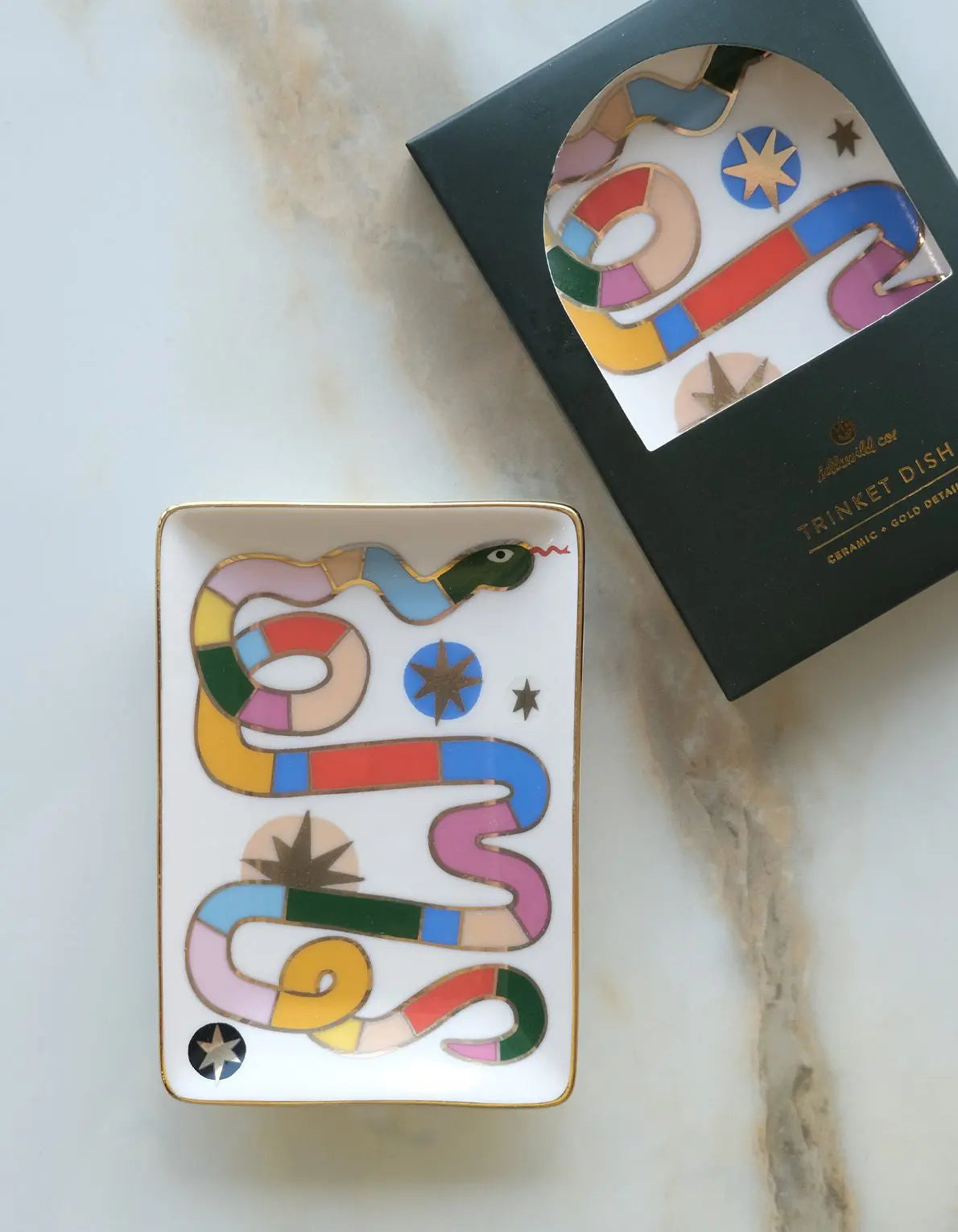 Rainbow Snake Trinket Dish