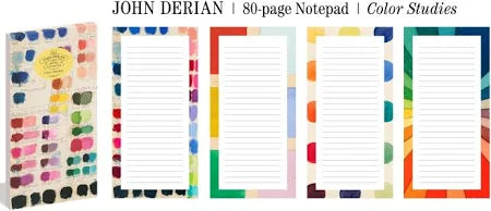 John Derian 80 Page Notepad