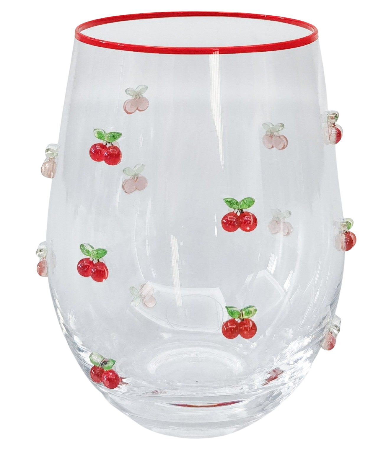 Kaya Cherry Stemless Glass