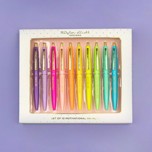Motivational Pen 10 Piece Set