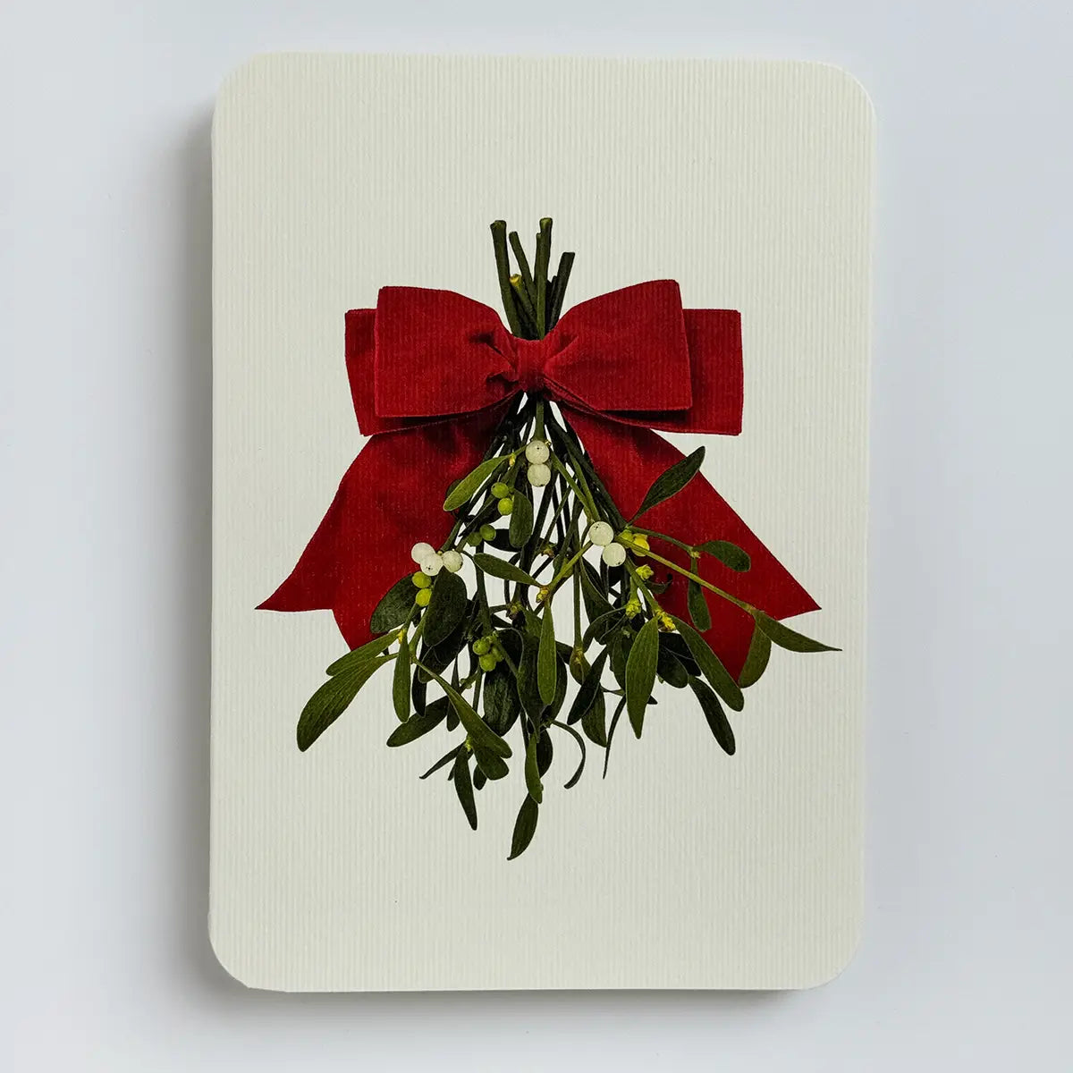 Mistletoe & Bow - Holiday Card