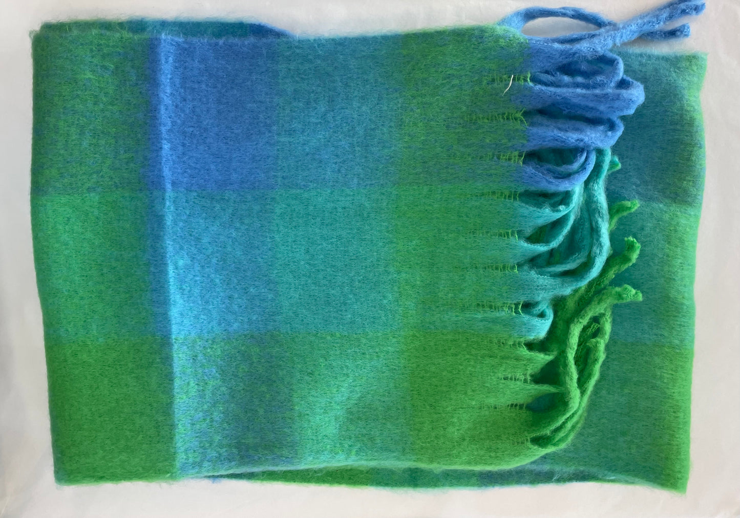 Winter Scarf Fluro Green