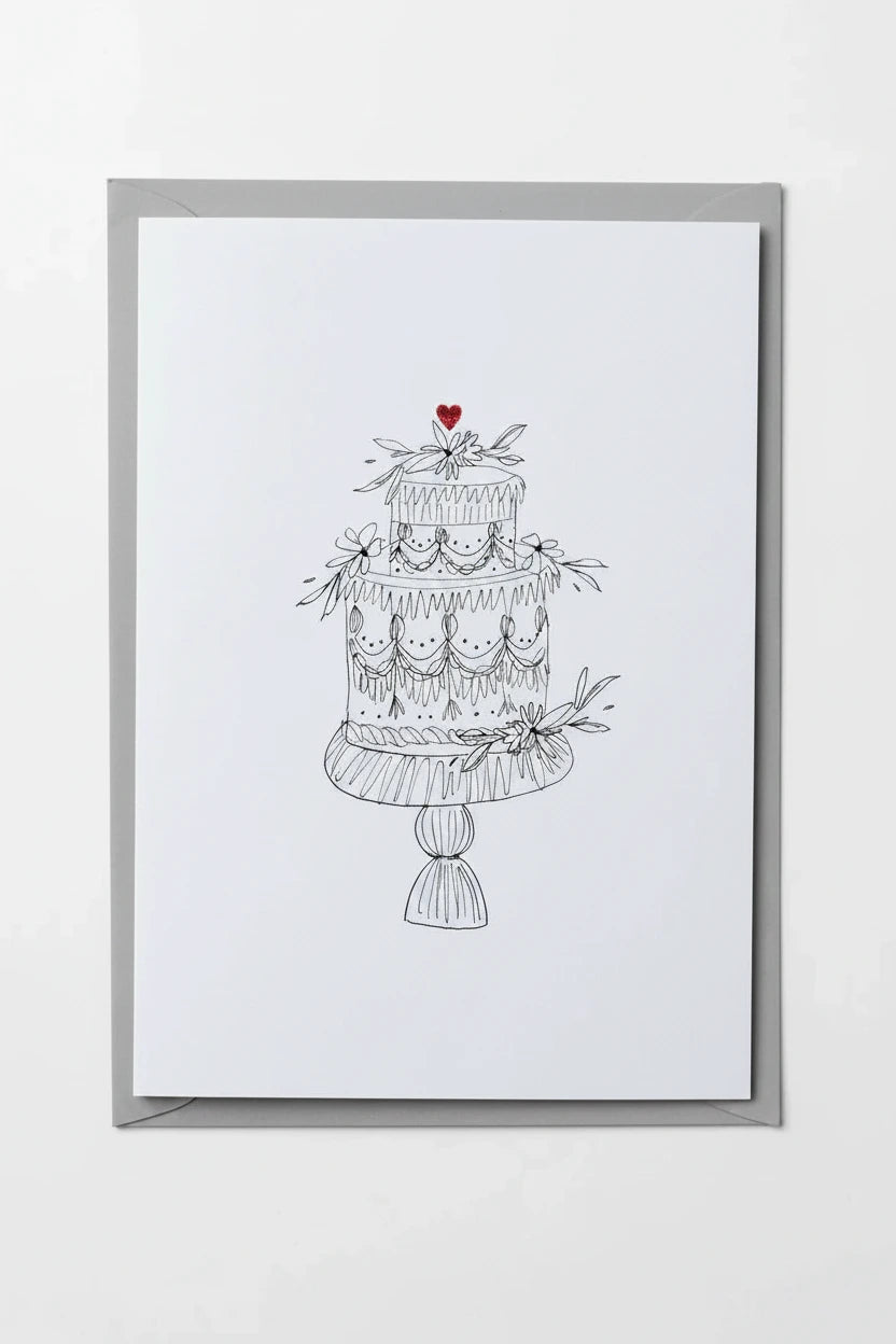 Wedding Cake Greeting Card