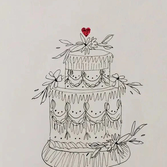 Wedding Cake Greeting Card