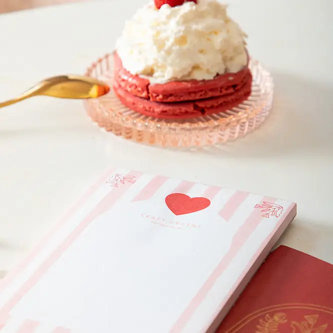 Pink Stripes - Notepad