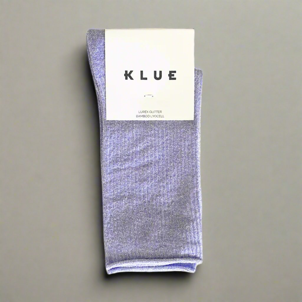 Glitter Lurex Socks Lilac