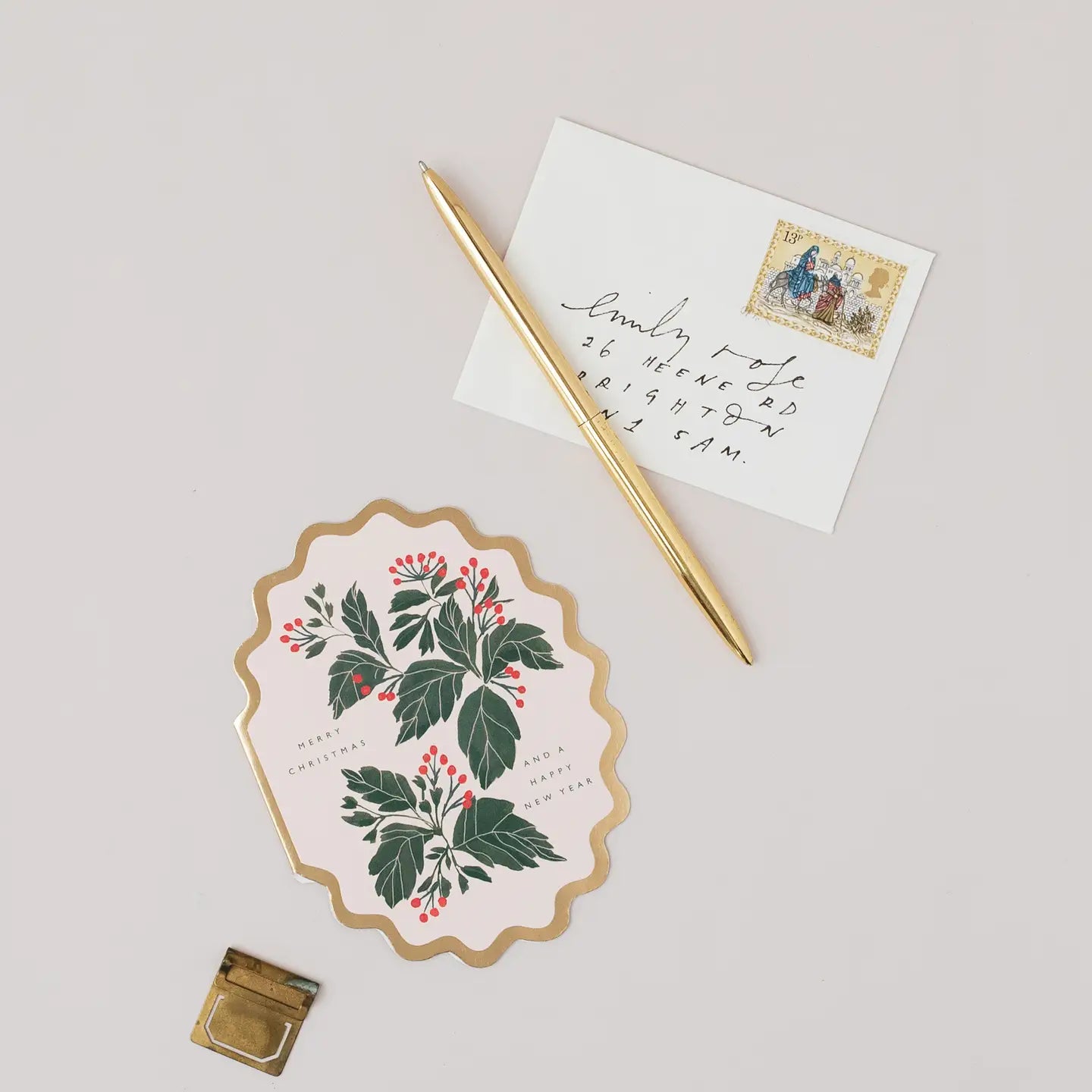 Merry Christmas and A Happy New Year - Holiday Card