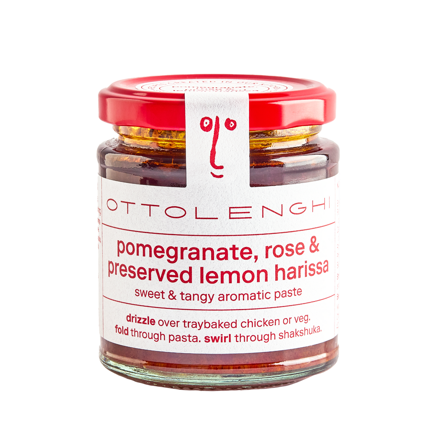 Ottolenghi Rose, Pomegranate and Preserved Lemon Harissa