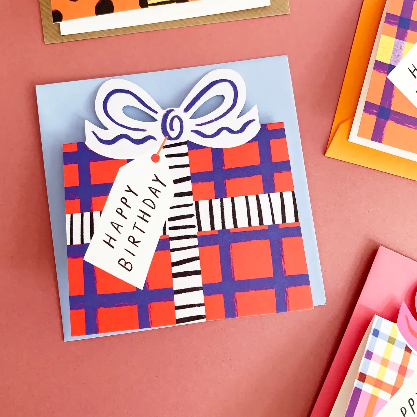 Happy Birthday Bow Greeting Card