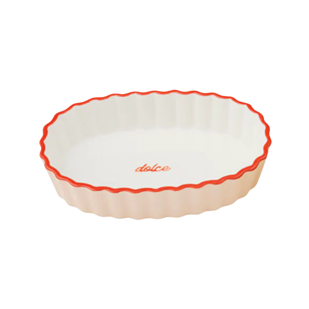 Noto Ceramic Baker Dish Red