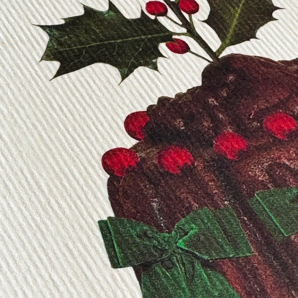 Christmas Plum Pudding - Holiday Card