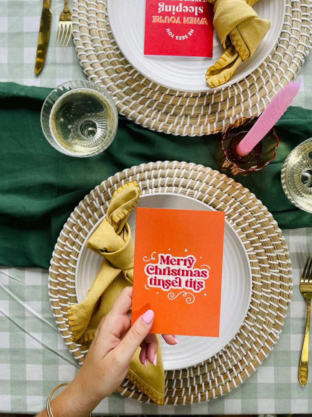 Tinsel Tits - Christmas Card