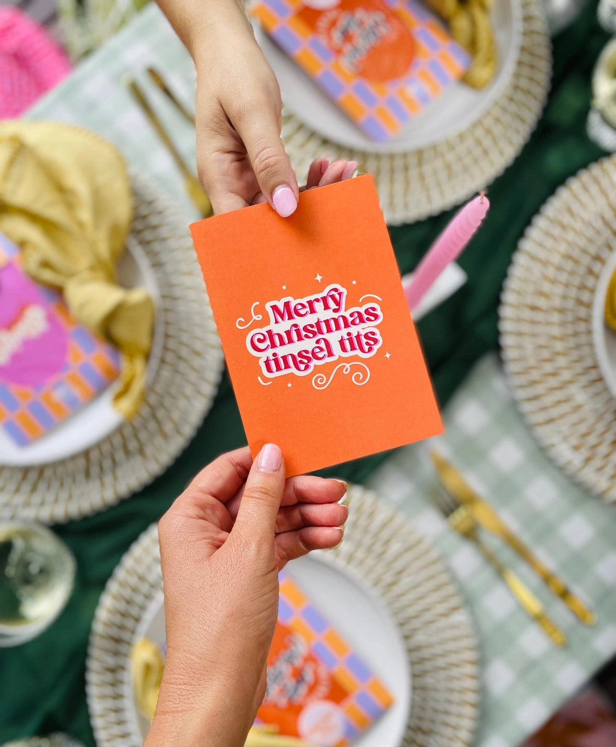 Tinsel Tits - Christmas Card